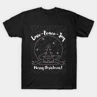 Christmas Greetings 3- Love~Peace~Joy! T-Shirt